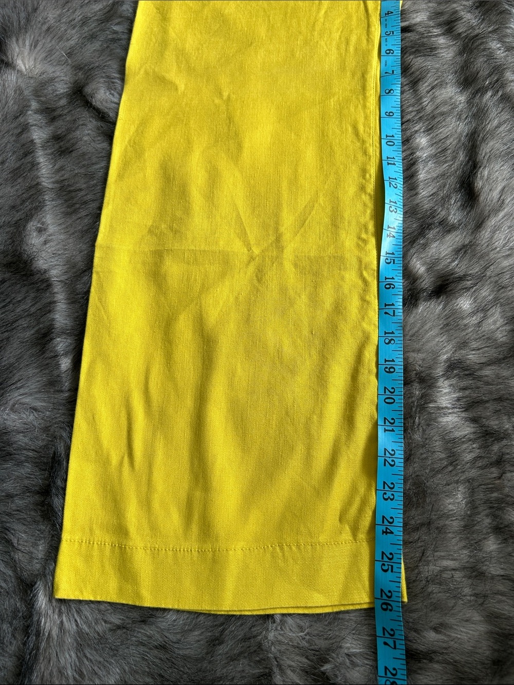 Mustard Wide-Leg Women's Pants - Picture 7 of 10